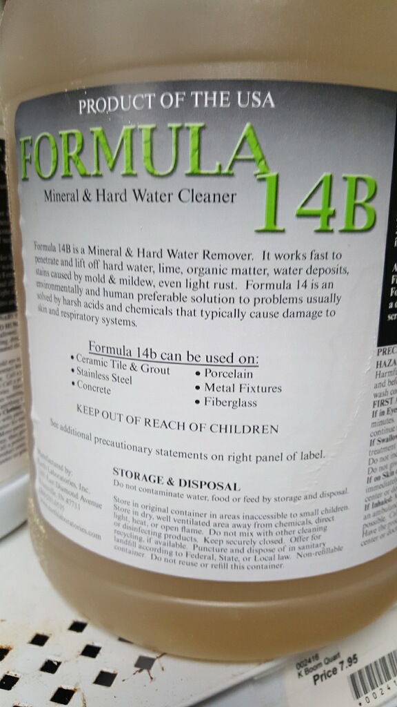 Hard Water Cleaner Hard Water Cleaner