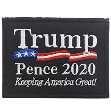 Trump Pence 2020 Patch Majestic Flag Store